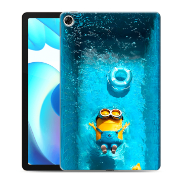 Силиконовый чехол на Realme Pad с принтом Миньоны Силиконовый чехол на Realme Pad с принтом Миньоны
