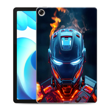 Силиконовый чехол на Realme Pad с принтом IronMan Железный человек Силиконовый чехол на Realme Pad с принтом IronMan Железный человек