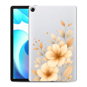 Силиконовый чехол на Realme Pad с принтом для девушки Силиконовый чехол на Realme Pad с принтом для девушки