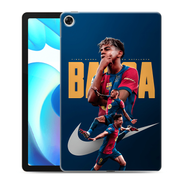 Силиконовый чехол на Realme Pad с принтом Барселона Barca Yamal 