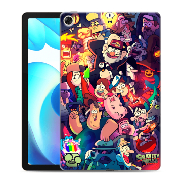 Силиконовый чехол на Realme Pad с принтом Gravity Falls Гравити Фолз
