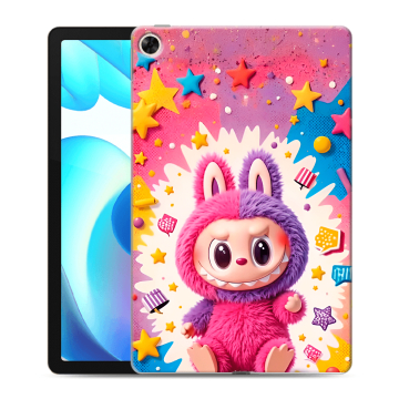 Силиконовый чехол на Realme Pad с принтом Labubu Лабубу