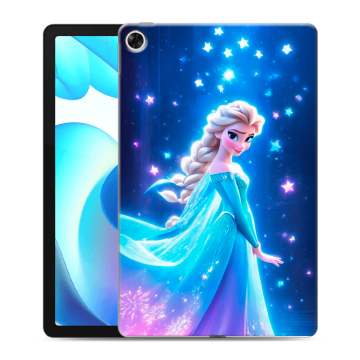 Силиконовый чехол на Realme Pad с принтом Холодное сердце Frozen