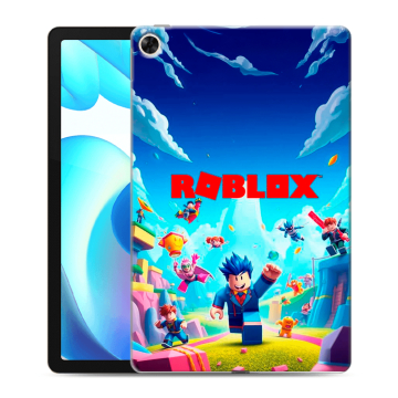 Силиконовый чехол на Realme Pad с принтом Roblox Роблокс Силиконовый чехол на Realme Pad с принтом Roblox Роблокс