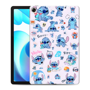 Силиконовый чехол на Realme Pad с принтом Лило и Стич Силиконовый чехол на Realme Pad с принтом Лило и Стич