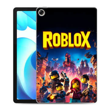Силиконовый чехол на Realme Pad с принтом Roblox Роблокс