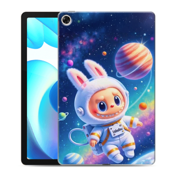 Силиконовый чехол на Realme Pad с принтом Labubu Лабубу