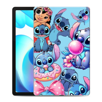 Силиконовый чехол на Realme Pad с принтом Лило и Стич Силиконовый чехол на Realme Pad с принтом Лило и Стич