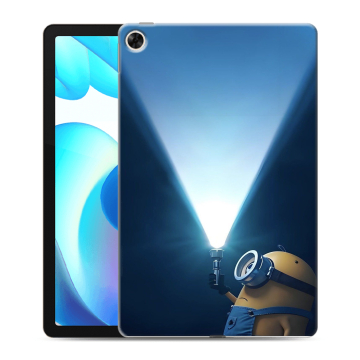 Силиконовый чехол на Realme Pad с принтом Миньоны