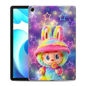 Силиконовый чехол на Realme Pad с принтом Labubu Лабубу