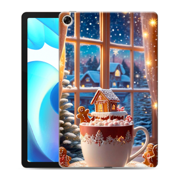 Силиконовый чехол на Realme Pad с принтом Новый год Силиконовый чехол на Realme Pad с принтом Новый год