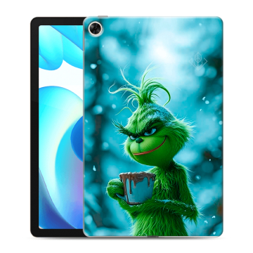 Силиконовый чехол на Realme Pad с принтом Новый год гринч Силиконовый чехол на Realme Pad с принтом Новый год гринч