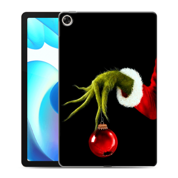 Силиконовый чехол на Realme Pad с принтом Новый год Гринч Силиконовый чехол на Realme Pad с принтом Новый год Гринч