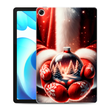 Силиконовый чехол на Realme Pad с принтом Новый год