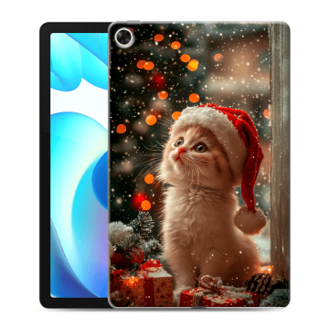 Силиконовый чехол на Realme Pad с принтом Новый год