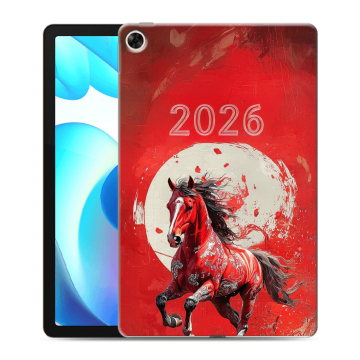 Силиконовый чехол на Realme Pad с принтом Новый год