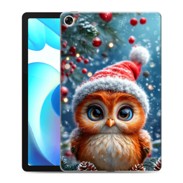 Силиконовый чехол на Realme Pad с принтом Новый год