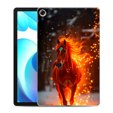 Силиконовый чехол на Realme Pad с принтом Новый год