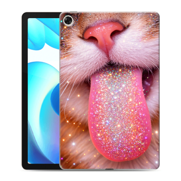 Силиконовый чехол на Realme Pad с принтом для девочек