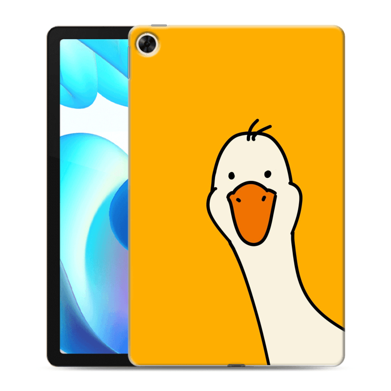 Силиконовый чехол на Realme Pad с принтом Утка Силиконовый чехол на Realme Pad с принтом Утка