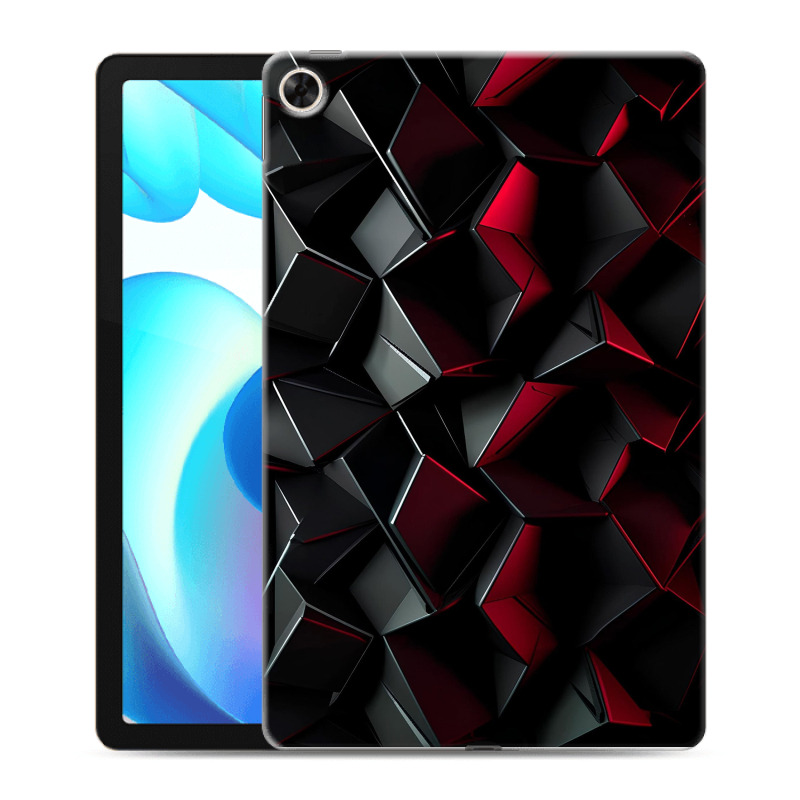 Силиконовый чехол на Realme Pad с принтом Абстракция Силиконовый чехол на Realme Pad с принтом Абстракция