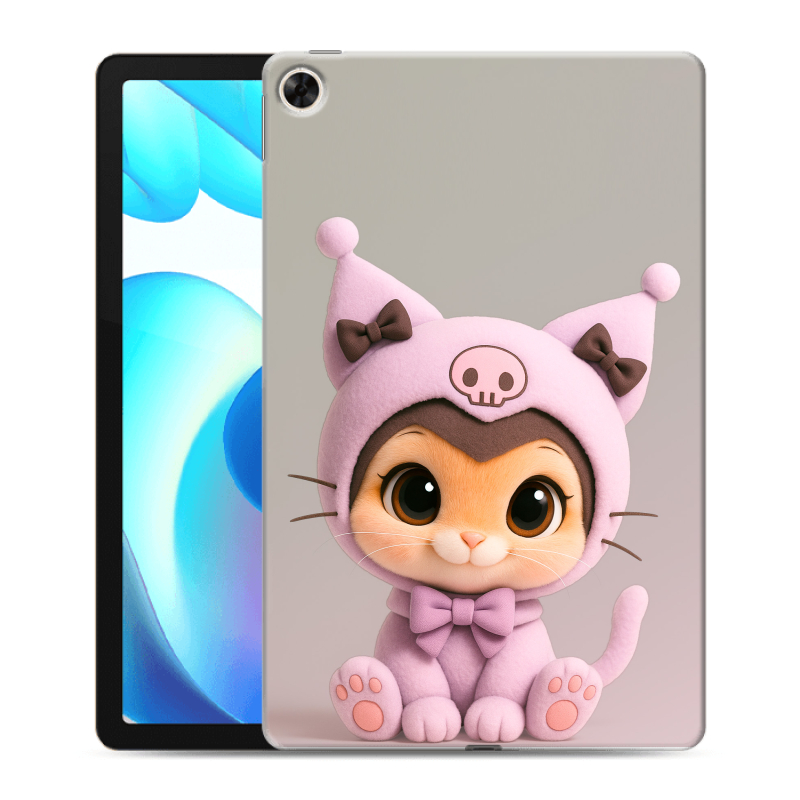 Силиконовый чехол на Realme Pad с принтом Куроми Kuromi Силиконовый чехол на Realme Pad с принтом Куроми Kuromi
