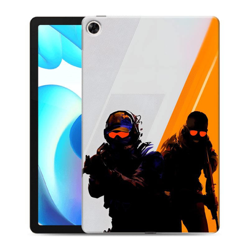 Силиконовый чехол на Realme Pad с принтом Контер страйк Counter strike Силиконовый чехол на Realme Pad с принтом Контер страйк Counter strike