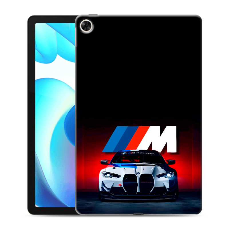 Силиконовый чехол на Realme Pad с принтом БМВ BMW Силиконовый чехол на Realme Pad с принтом БМВ BMW