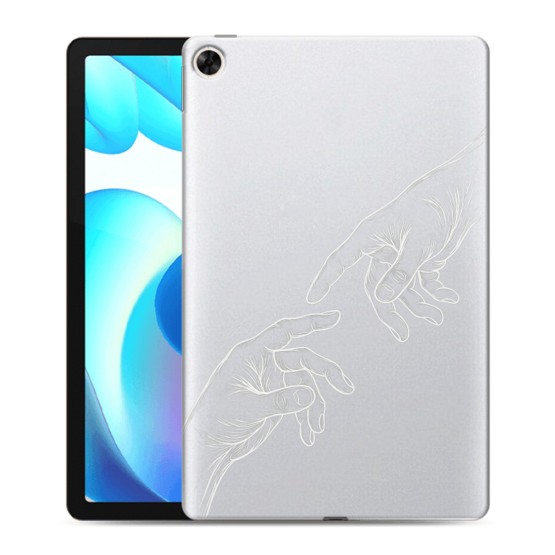 Силиконовый чехол на Realme Pad с принтом Сотворение мира Силиконовый чехол на Realme Pad с принтом Сотворение мира
