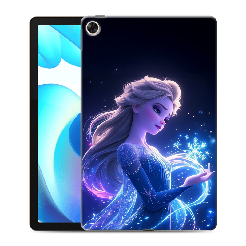 Силиконовый чехол на Realme Pad с принтом Холодное сердце Frozen Силиконовый чехол на Realme Pad с принтом Холодное сердце Frozen
