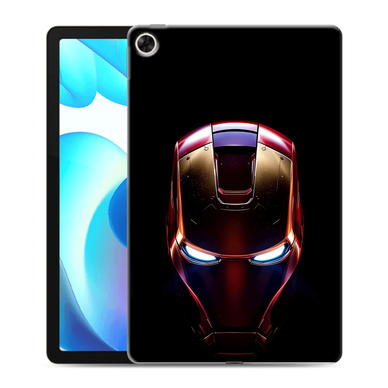 Силиконовый чехол на Realme Pad с принтом IronMan Железный человек Силиконовый чехол на Realme Pad с принтом IronMan Железный человек