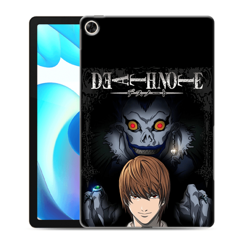 Силиконовый чехол на Realme Pad с принтом Death note Тетрадь смерти Силиконовый чехол на Realme Pad с принтом Death note Тетрадь смерти