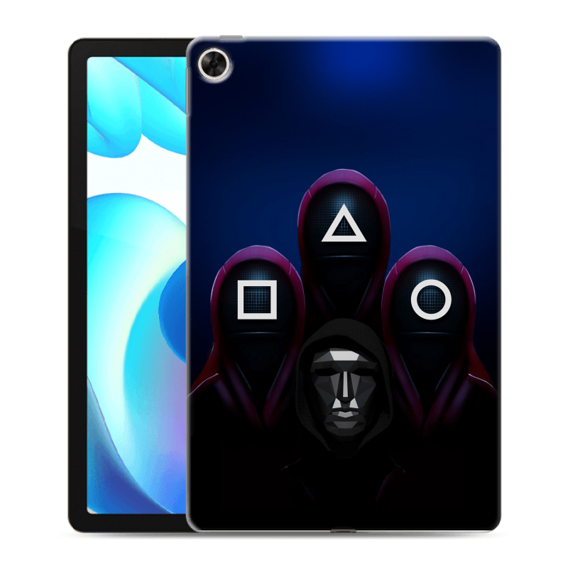 Силиконовый чехол на Realme Pad с принтом Игра Кальмара Силиконовый чехол на Realme Pad с принтом Игра Кальмара