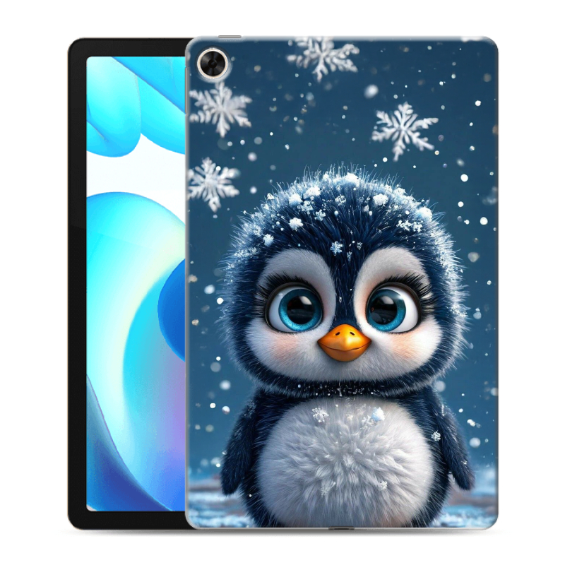 Силиконовый чехол на Realme Pad с принтом Новый год Силиконовый чехол на Realme Pad с принтом Новый год