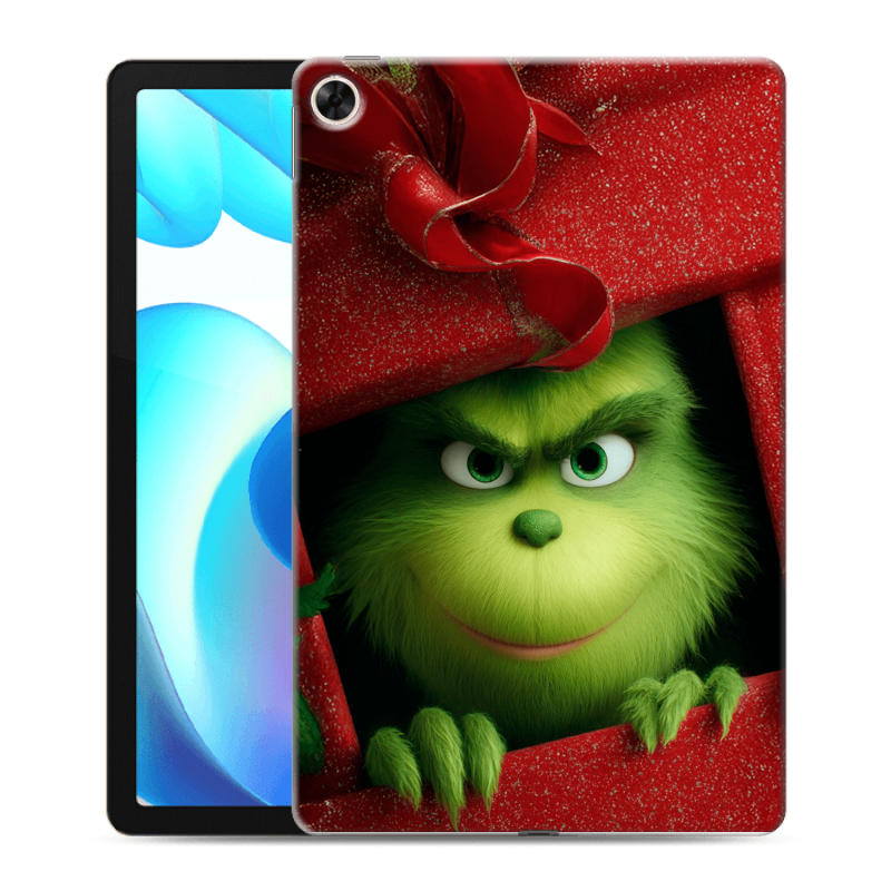 Силиконовый чехол на Realme Pad с принтом Новый год Силиконовый чехол на Realme Pad с принтом Новый год