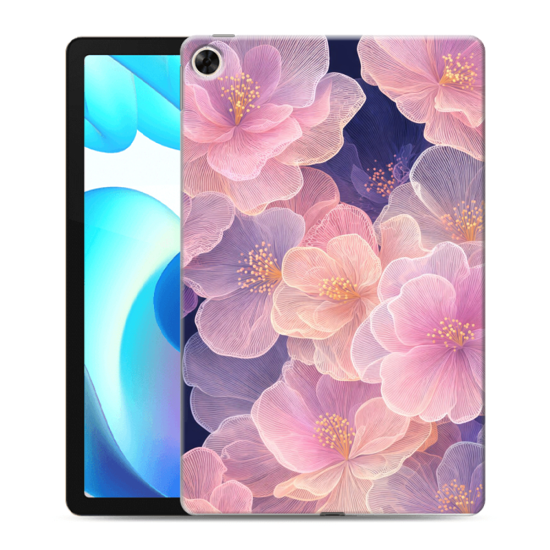 Силиконовый чехол на Realme Pad с принтом женский Силиконовый чехол на Realme Pad с принтом женский