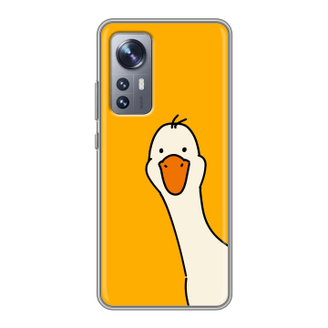 Силиконовый чехол на Xiaomi 12 с принтом Утка