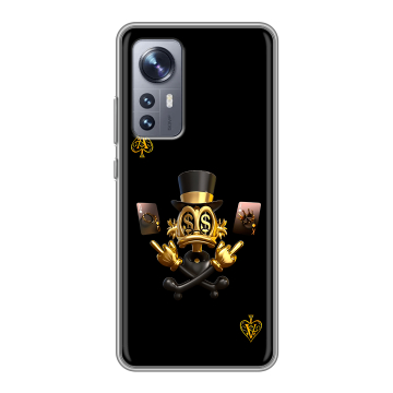 Силиконовый чехол на Xiaomi 12 с принтом Золотой скрудж макдак