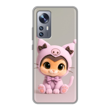 Силиконовый чехол на Xiaomi 12 с принтом Куроми Kuromi Силиконовый чехол на Xiaomi 12 с принтом Куроми Kuromi