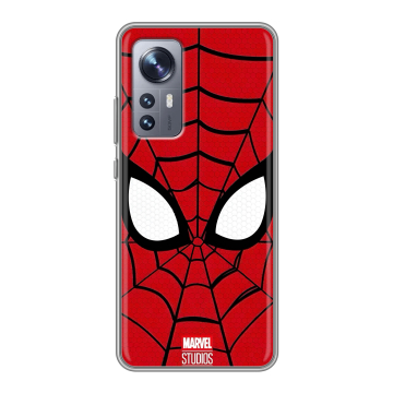 Силиконовый чехол на Xiaomi 12 с принтом человек паук spiderman