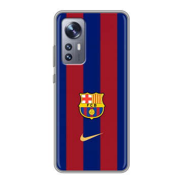 Силиконовый чехол на Xiaomi 12 с принтом Барселона Barcelona