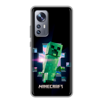 Силиконовый чехол на Xiaomi 12 с принтом Майнкрафт Minecraft Силиконовый чехол на Xiaomi 12 с принтом Майнкрафт Minecraft