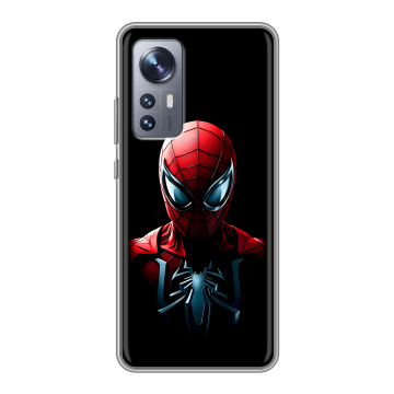 Силиконовый чехол на Xiaomi 12 с принтом Spiderman Человек паук