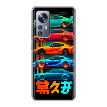 Силиконовый чехол на Xiaomi 12 с принтом машины тачки Силиконовый чехол на Xiaomi 12 с принтом машины тачки