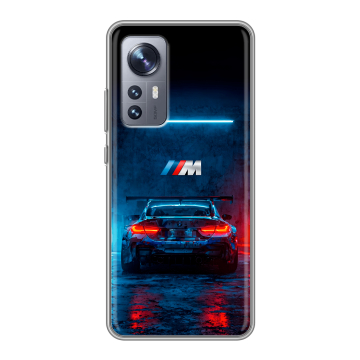 Силиконовый чехол на Xiaomi 12 с принтом BMW БМВ Силиконовый чехол на Xiaomi 12 с принтом BMW БМВ