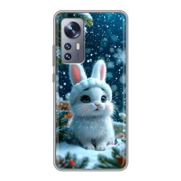 Силиконовый чехол на Xiaomi 12 с принтом Новый год Силиконовый чехол на Xiaomi 12 с принтом Новый год