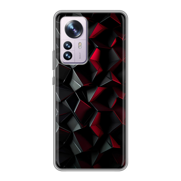 Силиконовый чехол на Xiaomi 12 Pro с принтом Абстракция Силиконовый чехол на Xiaomi 12 Pro с принтом Абстракция