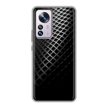 Силиконовый чехол на Xiaomi 12 Pro с принтом Текстура металла Силиконовый чехол на Xiaomi 12 Pro с принтом Текстура металла