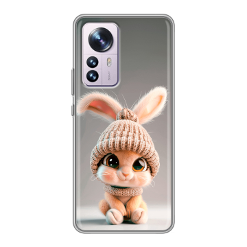 Силиконовый чехол на Xiaomi 12 Pro с принтом Кролик