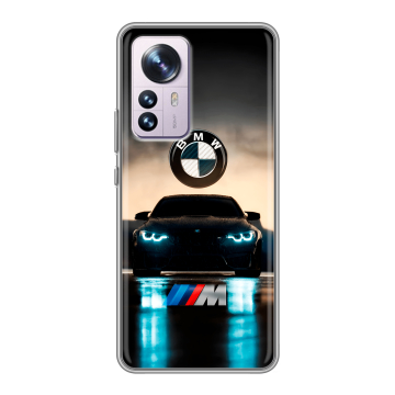 Силиконовый чехол на Xiaomi 12 Pro с принтом БМВ BMW